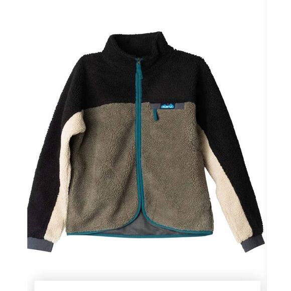 New Urban Outfitters Kavu Paneled Fleece Zip Jacket $120 X-SMALL - Picture 5 of 8